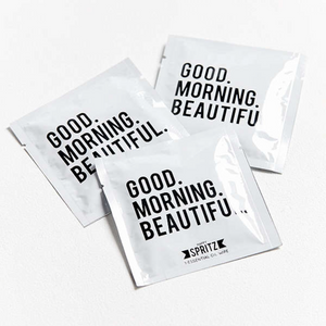 Good Morning Beautiful Essential Oil Towelette 7 Day Bag